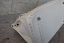 画像をギャラリービューアに読み込む, HERMES／エルメス バーキン35 クシュベル ホワイト/マットシルバー金具 □H刻印 ハンドバッグ 700020230
