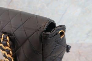 CHANEL/シャネル マトラッセチェーンリュック ラムスキン ブラック/ゴールド金具 リュック 700080134