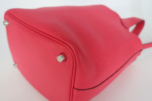 将图片加载到图库查看器，HERMES PICOTIN LOCK PM Clemence leather Rose extreme D刻印 Hand bag 800100107
