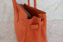 将图片加载到图库查看器，HERMES BIRKIN 30 Clemence leather Orange □J刻印 Hand bag 600070106
