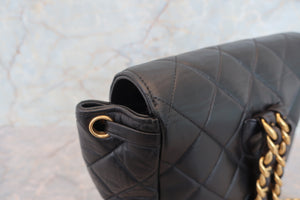 CHANEL/シャネル マトラッセチェーンリュック ラムスキン ブラック/ゴールド金具 リュック 700080134