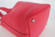 将图片加载到图库查看器，HERMES PICOTIN LOCK PM Clemence leather Rose extreme D刻印 Hand bag 800100107
