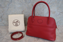 Load image into Gallery viewer, HERMES／BOLIDE 27 Epsom leather Rouge garance □L Engraving Shoulder bag 500120029
