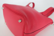 将图片加载到图库查看器，HERMES PICOTIN LOCK PM Clemence leather Rose extreme D刻印 Hand bag 800100107
