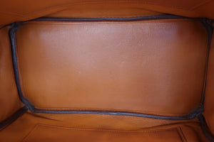 HERMES BIRKIN 30 Clemence leather Orange □J Engraving Hand bag 600070106