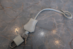 HERMES／エルメス ボリード35 トワルアッシュ/トリヨンクレマンス ベージュ/ホワイト □E刻印 ショルダーバッグ 700070097