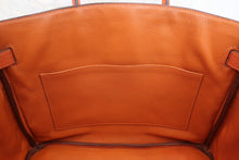 Load image into Gallery viewer, HERMES BIRKIN 30 Clemence leather Orange □J Engraving Hand bag 600070106
