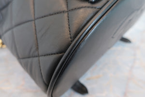 CHANEL/シャネル マトラッセチェーンリュック ラムスキン ブラック/ゴールド金具 リュック 700080134