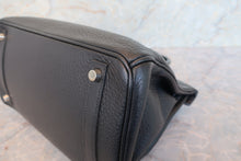 Load image into Gallery viewer, HERMES BIRKIN 30 Clemence leather Black □H Engraving Hand bag 700090207
