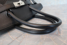 Load image into Gallery viewer, HERMES BIRKIN 30 Clemence leather Black □H Engraving Hand bag 700090207
