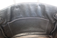 Load image into Gallery viewer, HERMES BIRKIN 30 Clemence leather Black □H Engraving Hand bag 700090207
