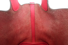 将图片加载到图库查看器，HERMES PICOTIN LOCK PM Clemence leather Rose extreme D刻印 Hand bag 800100107
