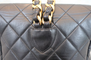 CHANEL/シャネル マトラッセチェーンリュック ラムスキン ブラック/ゴールド金具 リュック 700080134