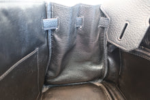 Load image into Gallery viewer, HERMES BIRKIN 30 Clemence leather Black □H Engraving Hand bag 700090207
