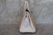 画像をギャラリービューアに読み込む, HERMES／エルメス バーキン25パーソナルオーダー ヴォースイフト タバックキャメル/ホワイト □O刻印 ハンドバッグ 700110028
