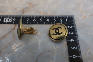 CHANEL/香奈儿 经典双C 圆形 耳夹 镀金 Gold(金色) 耳夹 500100119