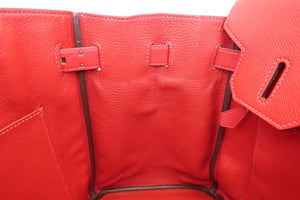 HERMES／エルメス バーキン30 ヴォーエプソン ルージュカザック C刻印 ハンドバッグ 700040006