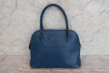 将图片加载到图库查看器，HERMES／BOLIDE 27 Swift leather deep blue Shoulder bag 600090004
