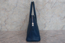 将图片加载到图库查看器，HERMES／BOLIDE 27 Swift leather deep blue Shoulder bag 600090004
