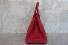 将图片加载到图库查看器，HERMES BIRKIN 30 Graine Couchevel leather Rouge vif 〇X刻印 Hand bag 700090205
