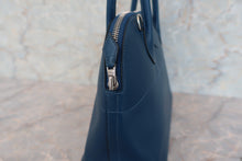 将图片加载到图库查看器，HERMES／BOLIDE 27 Swift leather deep blue Shoulder bag 600090004
