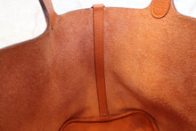 将图片加载到图库查看器，HERMES PICOTIN MM Clemence leather Orange □J刻印 Hand bag 600110038
