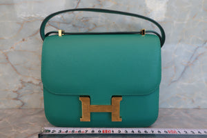 HERMES／エルメス コンスタンス3 ミニ エバーカラー ヴェールヴェルティゴ D刻印 ショルダーバッグ 700070189