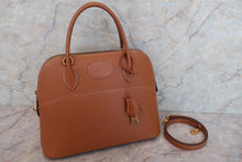 将图片加载到图库查看器，HERMES／BOLIDE 31 Graine Couchevel leather Gold □B刻印 Shoulder bag 600070048
