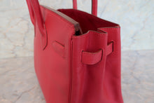 将图片加载到图库查看器，HERMES BIRKIN 30 Graine Couchevel leather Rouge vif 〇X刻印 Hand bag 700090205
