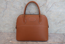 将图片加载到图库查看器，HERMES／BOLIDE 31 Graine Couchevel leather Gold □B刻印 Shoulder bag 600070048
