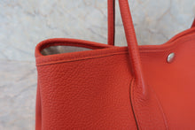 画像をギャラリービューアに読み込む, HERMES／エルメス ガーデンパーティPM ネゴンダ サンギーヌ □Q刻印 トートバッグ 800060012
