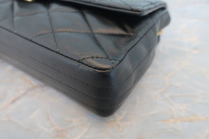 CHANEL/シャネル デカココチェーンショルダーバッグ ラムスキン ブラック/ゴールド金具 ショルダーバッグ 700080165