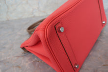 画像をギャラリービューアに読み込む, HERMES／エルメス バーキン30 カザック トリヨンクレマンス/ヴォースイフト エトゥープ/アルジル/ローズジャイプール/マットシルバー金具 □P刻印 ハンドバッグ 700110022
