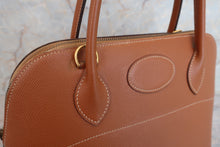 将图片加载到图库查看器，HERMES／BOLIDE 31 Graine Couchevel leather Gold □B刻印 Shoulder bag 600070048
