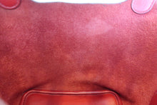 将图片加载到图库查看器，HERMES PICOTIN LOCK PM Clemence leather Rouge garance Hand bag 600060106

