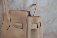 将图片加载到图库查看器，HERMES BIRKIN 30 Clemence leather Parchemin □K刻印 Hand bag 600090265
