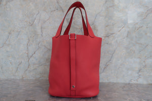 HERMES／エルメス ピコタンロックGM トリヨンクレマンス ブーゲンビリア □M刻印 ハンドバッグ 700040222