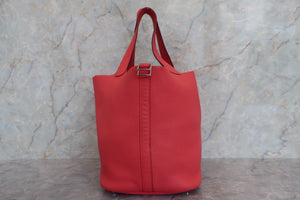HERMES／エルメス ピコタンロックGM トリヨンクレマンス ブーゲンビリア □M刻印 ハンドバッグ 700040222