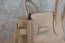 将图片加载到图库查看器，HERMES BIRKIN 30 Clemence leather Parchemin □K刻印 Hand bag 600090265
