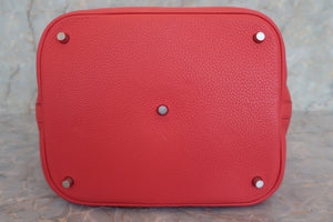 HERMES／エルメス ピコタンロックGM トリヨンクレマンス ブーゲンビリア □M刻印 ハンドバッグ 700040222