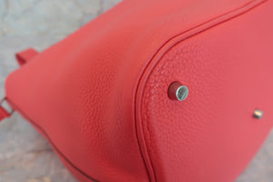 HERMES／エルメス ピコタンロックGM トリヨンクレマンス ブーゲンビリア □M刻印 ハンドバッグ 700040222