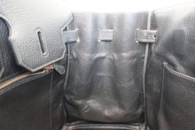 Load image into Gallery viewer, HERMES BIRKIN 35 Ardennes leather Black □C Engraving Hand bag 600080194
