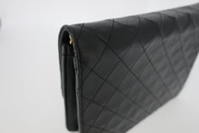 將圖片載入圖庫檢視器 CHANEL/シャネル マトラッセプッシュロックチェーンショルダーバッグ ラムスキン ブラック/ゴールド金具 ショルダーバッグ 800090139
