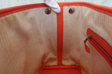 将图片加载到图库查看器，HERMES GARDEN PARTY TPM Country leather Orange poppy X刻印 Tote bag 800070070
