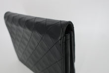 將圖片載入圖庫檢視器 CHANEL/シャネル マトラッセプッシュロックチェーンショルダーバッグ ラムスキン ブラック/ゴールド金具 ショルダーバッグ 800090139
