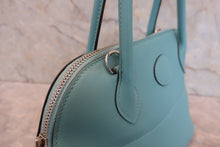 Load image into Gallery viewer, HERMES／BOLIDE 27 Swift leather Blue atoll X Engraving Shoulder bag 800040048
