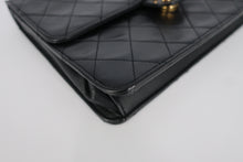 將圖片載入圖庫檢視器 CHANEL/シャネル マトラッセプッシュロックチェーンショルダーバッグ ラムスキン ブラック/ゴールド金具 ショルダーバッグ 800090139
