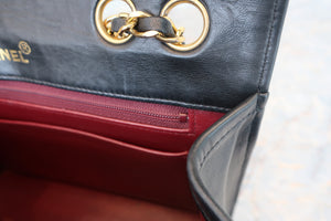 CHANEL/シャネル 2.55マトラッセチェーンショルダーバッグ ラムスキン ブラック/ゴールド金具 ショルダーバッグ 700080153