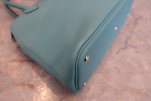 Load image into Gallery viewer, HERMES／BOLIDE 27 Swift leather Blue atoll X Engraving Shoulder bag 800040048
