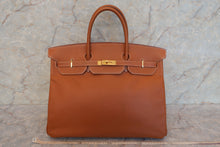 Load image into Gallery viewer, HERMES BIRKIN 40 Graine Couchevel leather Gold 〇Z Engraving Hand bag 600100233
